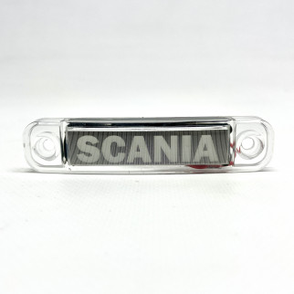 Габаритный фонарь с логотипом Scania 24v Белый