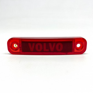Габаритний ліхтар з логотипом VOLVO 24v Червоний