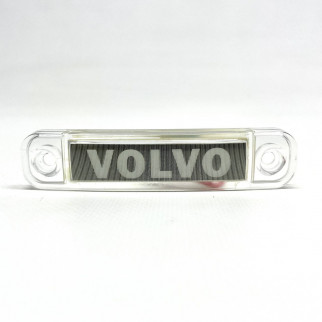 Габаритный фонарь с логотипом VOLVO 24v белый