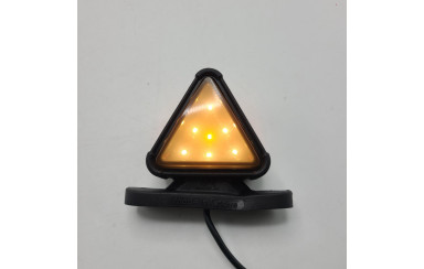 Габаритний ліхтар трикутний SMOKE 12-24v Червоно-жовтий LED
