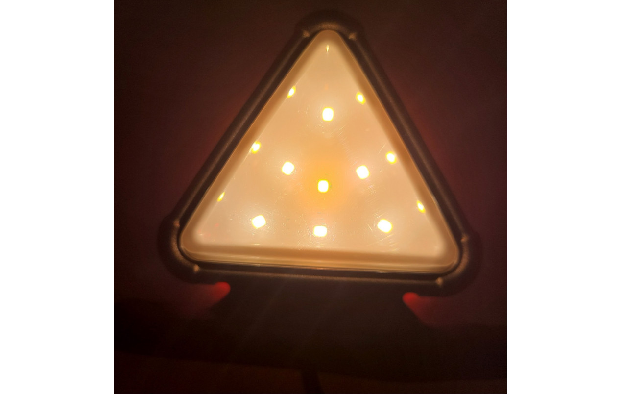 Габаритний ліхтар трикутний SMOKE 12-24v Червоно-жовтий LED