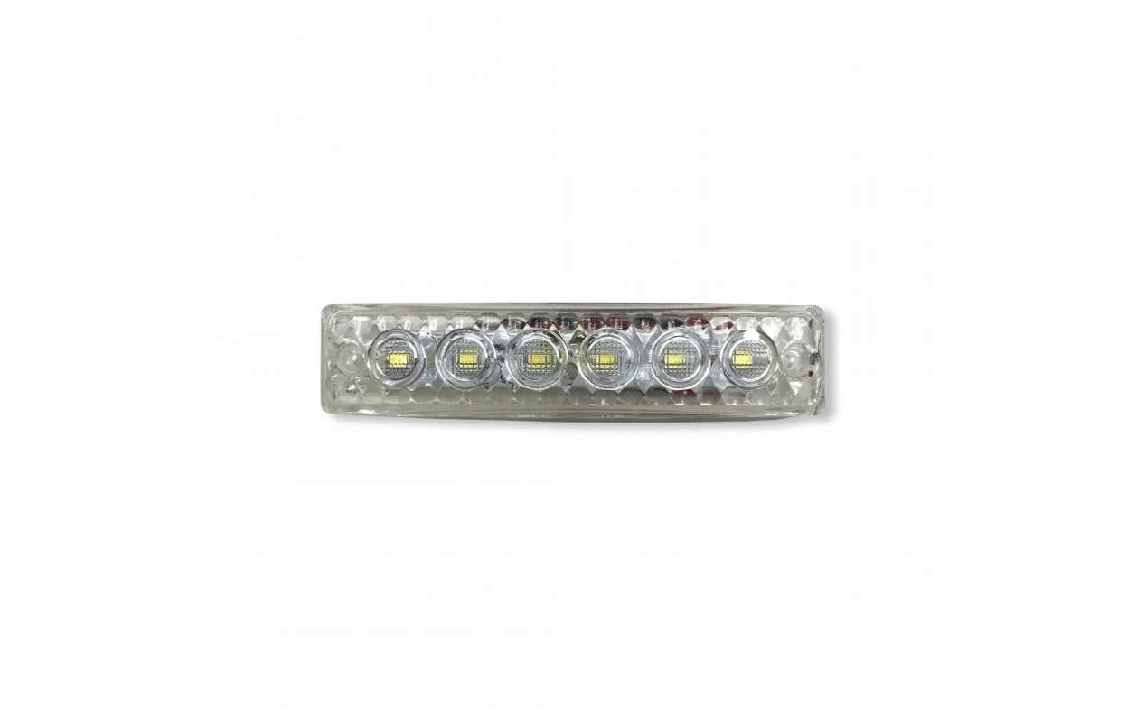 Габаритный фонарик Белый 24v 6LED NOKTA