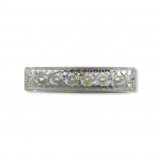 Габаритный фонарик Белый 24v 6LED NOKTA