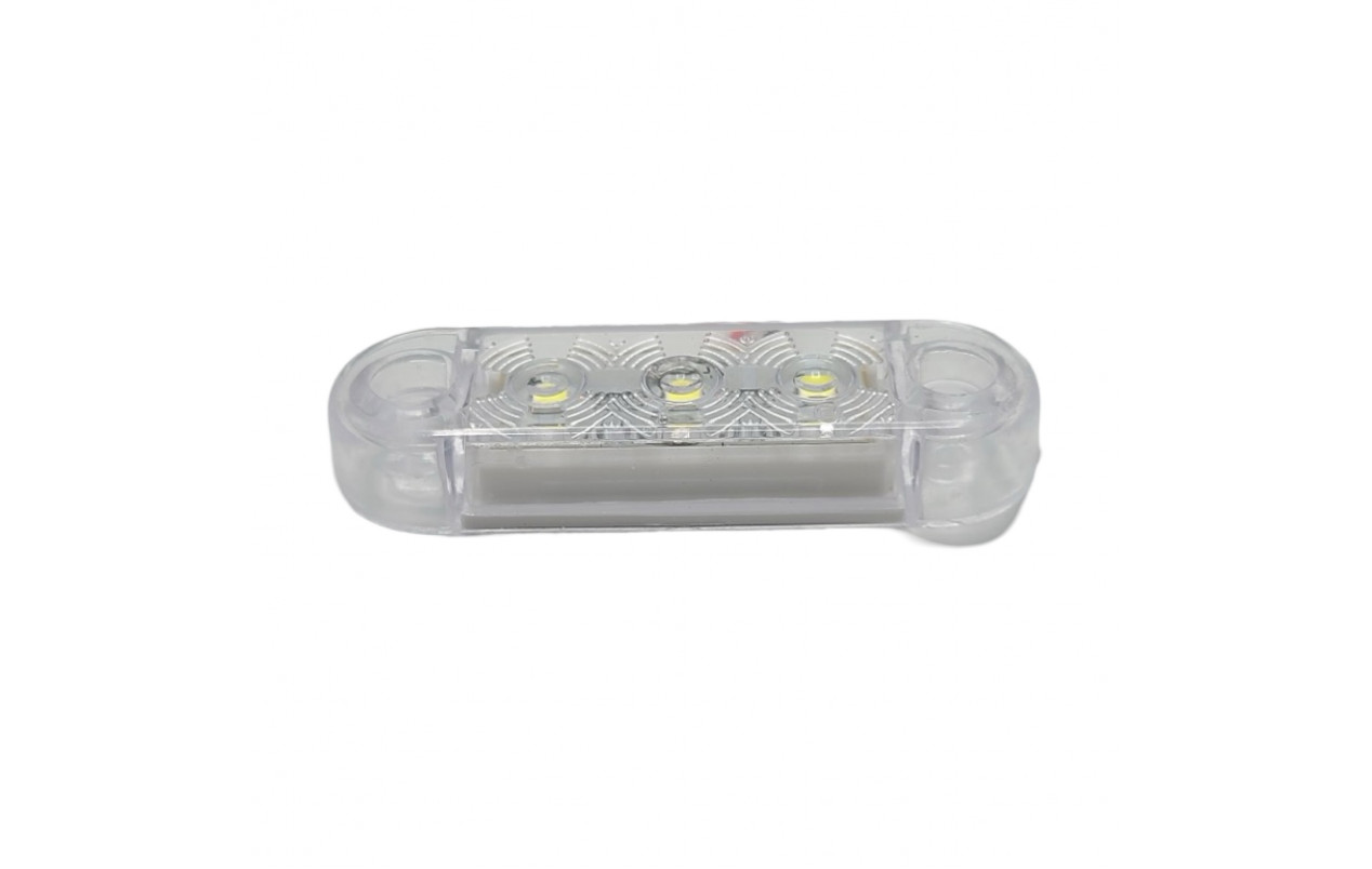 Габаритный фонарик светодиодный Белый 12-24v 3LED FR