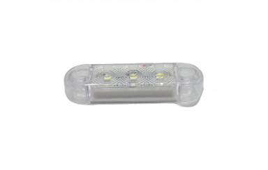 Габаритный фонарик светодиодный Белый 12-24v 3LED FR