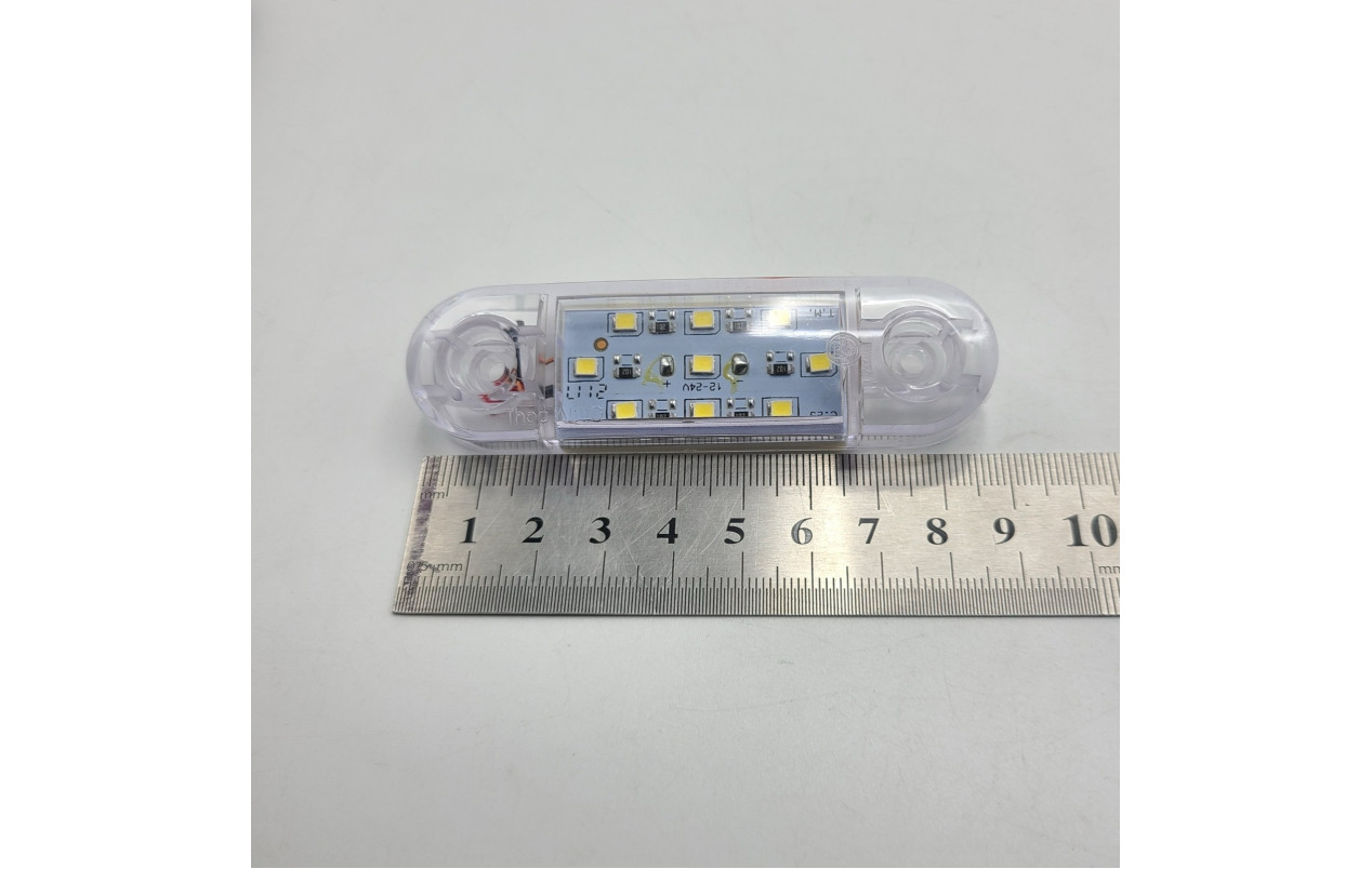 Габаритний ліхтарик світлодіодний Білий 12-24v 9LED TH
