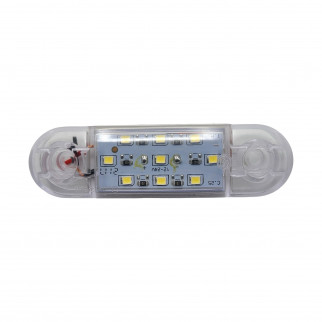 Габаритный фонарик светодиодный Белый 12-24v 9LED TH