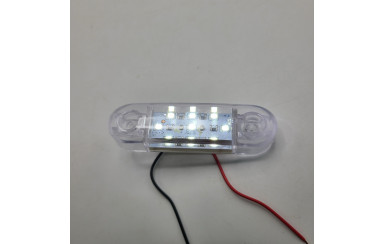 Габаритний ліхтарик світлодіодний Білий 12-24v 9LED TH