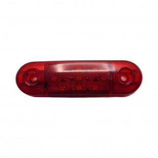 Габаритный фонарик светодиодный Красный 12-24v 9LED TH