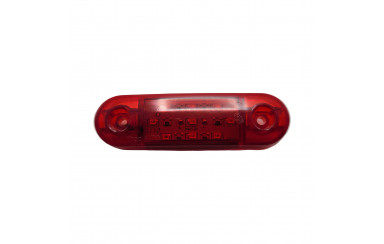 Габаритний ліхтарик світлодіодний Червоний 12-24v 9LED TH