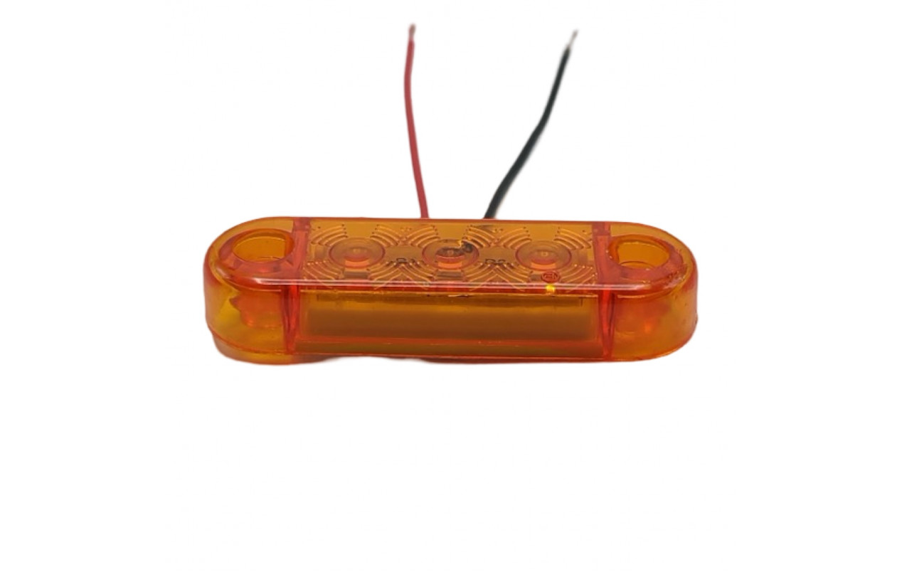 Габаритный фонарик светодиодный Желтый 12-24v 3LED FR