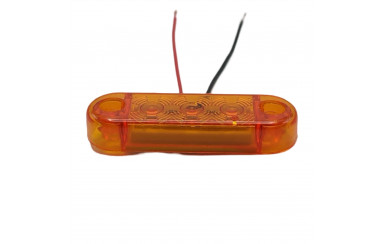 Габаритный фонарик светодиодный Желтый 12-24v 3LED FR