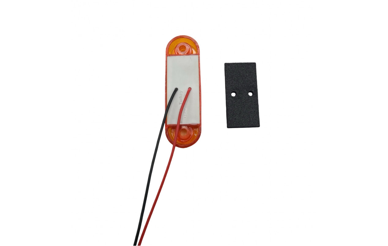 Габаритный фонарик светодиодный Желтый 12-24v 3LED FR