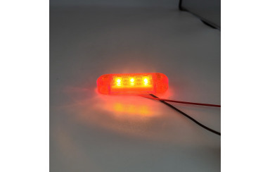Габаритный фонарик светодиодный Желтый 12-24v 3LED FR