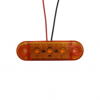 Габаритный фонарик светодиодный Желтый 12-24v 3LED FR