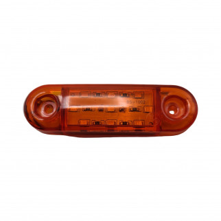 Габаритный фонарик светодиодный Желтый 12-24v 9LED TH