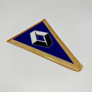 Renault Треугольная наклейка "Вымпел" Синяя