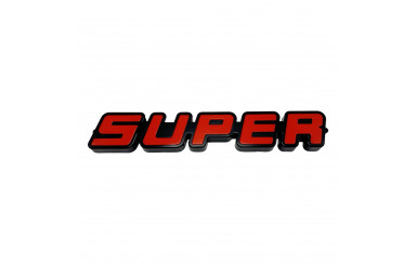 Неоновий напис SUPER червоний