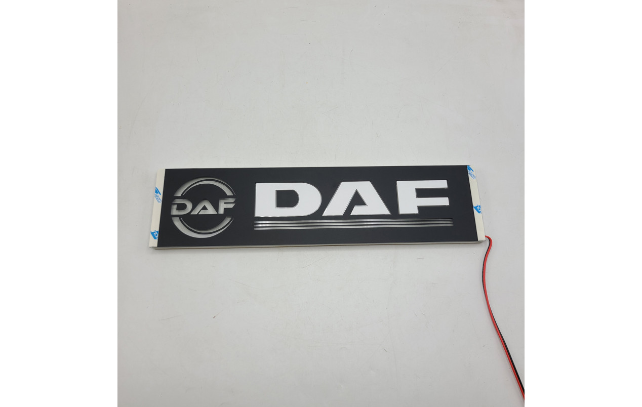 Светодиодная табличка на лобовое стекло DAF 40x10см 24v Красная