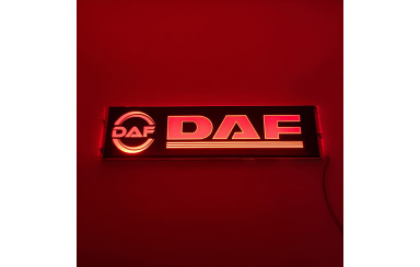 Светодиодная табличка на лобовое стекло DAF 40x10см 24v Красная