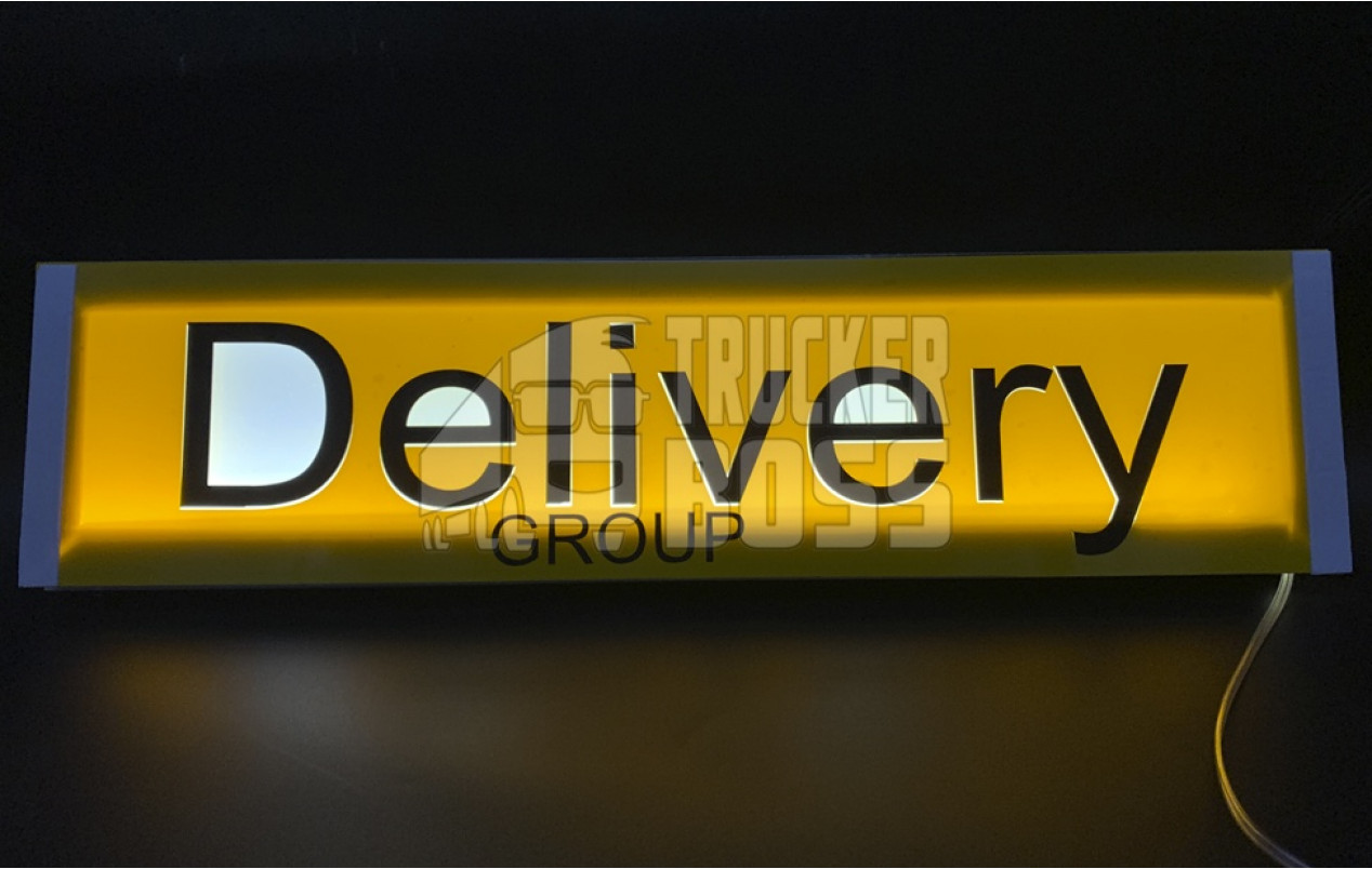 Світлодіодна табличка на лобове скло DELIVERY 40x10см 24v