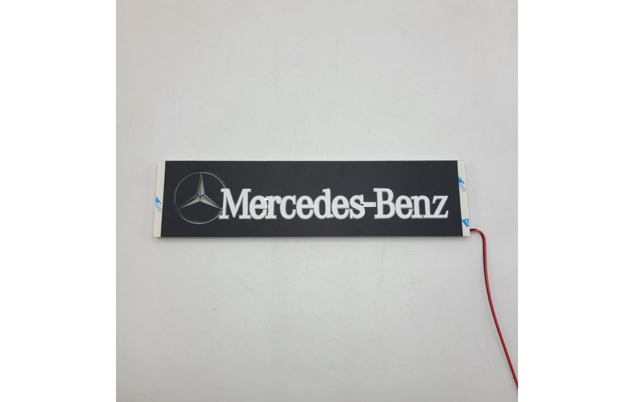 Светодиодная табличка на лобовое стекло MERCEDES 40x10см 24v Красная