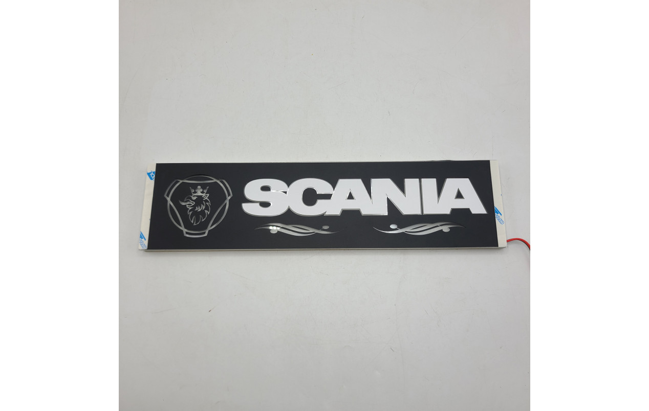 Светодиодная табличка на лобовое стекло SCANIA 40x10см 24v Синяя
