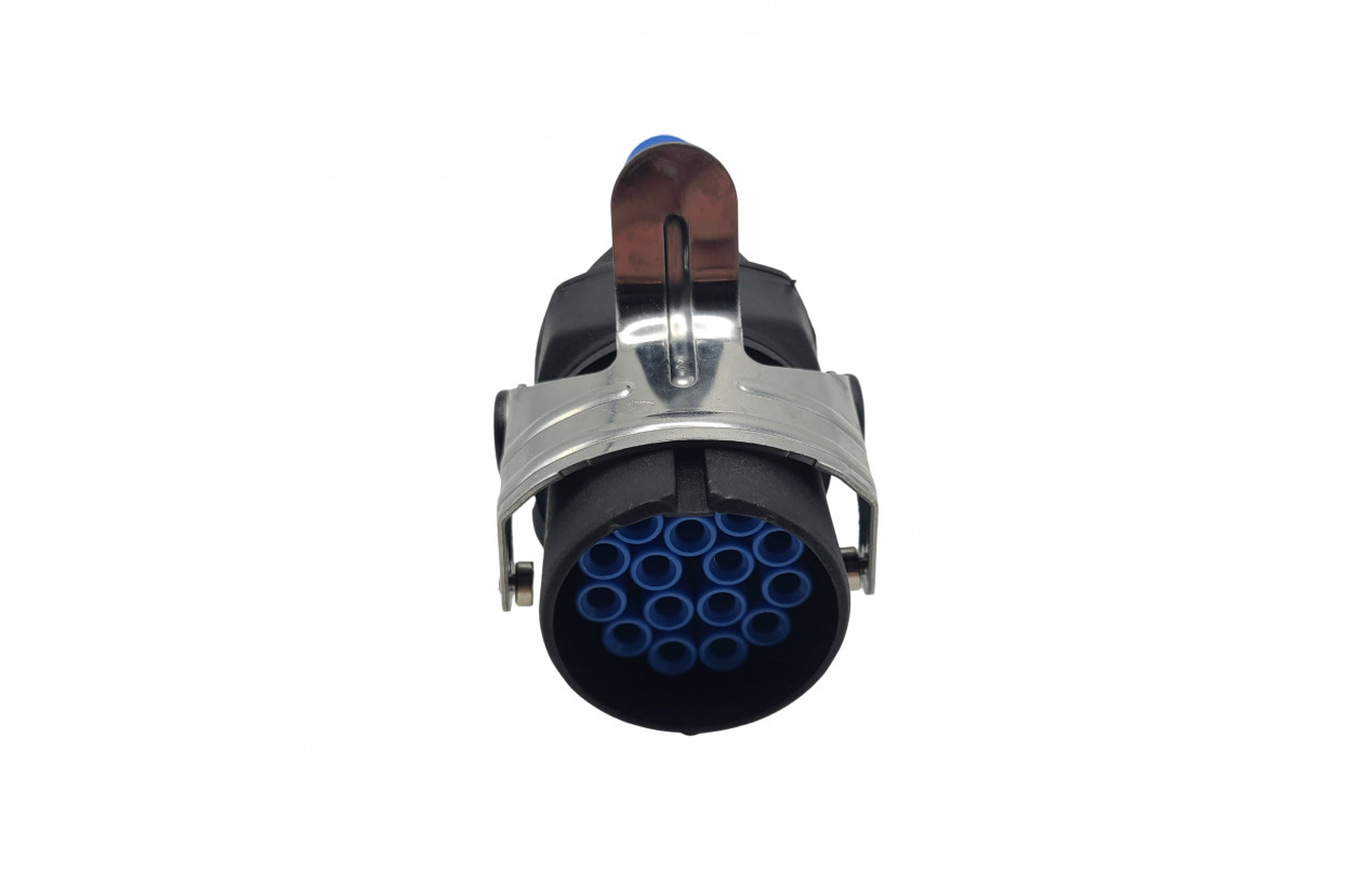 Электроразъем пластиковый на 15 контактов "папа" ALSA