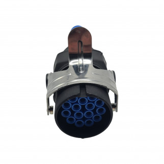 Электроразъем пластиковый на 15 контактов "папа" ALSA