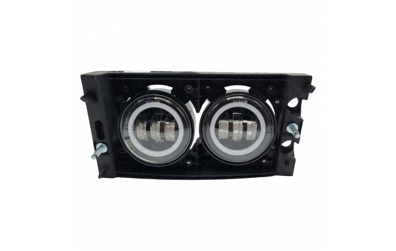 Фара противотуманная DAF XF105 DRL Білий LED 24v с кронштейном LH