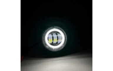 Фара противотуманная DAF XF105 DRL Білий LED 24v с кронштейном LH
