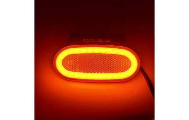 Габаритний ліхтар із кронштейном LED 12-24v Жовтий Неон FR0226