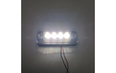 Ліхтарик лобовий MAN/DAF Білий 24v 4LED NOKTA