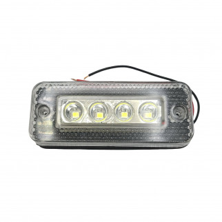 Ліхтарик лобовий MAN/DAF Білий 24v 4LED NOKTA