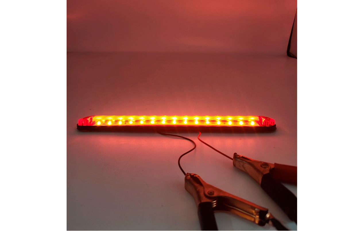 Габаритный фонарь Красный 24v 15LED NOKTA