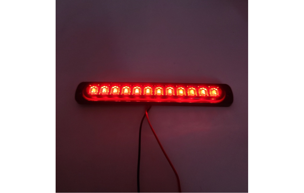 Габаритний ліхтар червоний SMOKE 12-24v 12LED