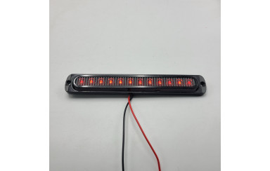 Габаритний ліхтар червоний SMOKE 12-24v 12LED