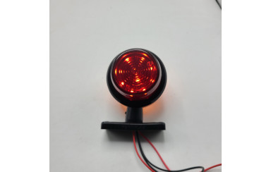 Ліхтар габаритний 10см 12-24v SMOKE червоно-жовтий