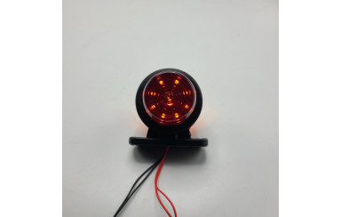Ліхтар габаритний 7см 12-24v SMOKE червоно-жовтий