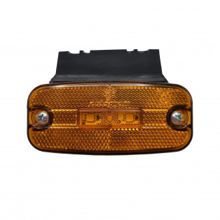 Ліхтар габаритний на причіп Жовтий E-mark 12-24v 3LED
