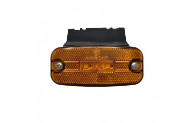 Ліхтар габаритний на причіп Жовтий E-mark 12-24v 3LED