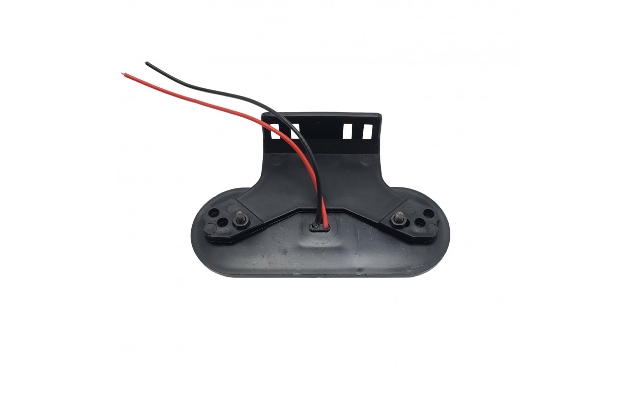 Фонарик габаритный светодиодный 12-24 В красный овальный