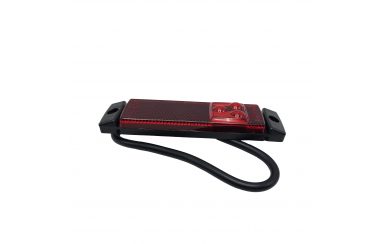 Габаритный фонарь Красный e-mark 24v LED MARS