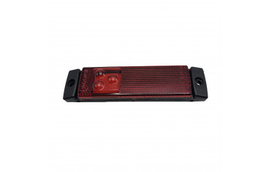 Габаритный фонарь Красный e-mark 24v LED MARS