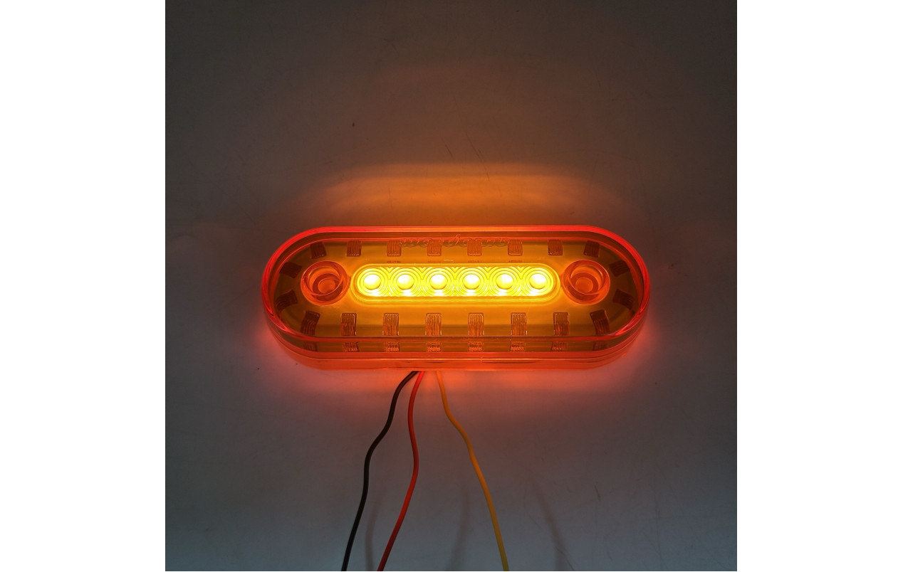 Габаритний ліхтар LED 2 функції 12-24v Жовтий