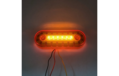 Габаритний ліхтар LED 2 функції 12-24v Жовтий