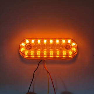 Габаритний ліхтар LED 2 функції 12-24v Жовтий