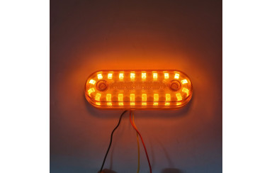 Габаритний ліхтар LED 2 функції 12-24v Жовтий