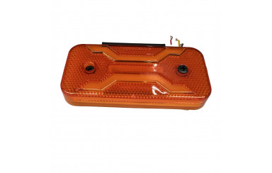 Габаритный фонарь Spider неон 12-24v с кронштейном желтый