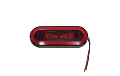 Габаритный фонарь красный НЕОН "Глаза" 12-24V